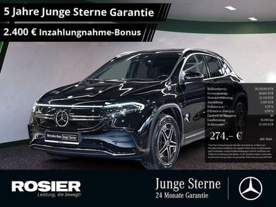 Schwarz Gebraucht 2021 Mercedes EQA250 AMG line SUV | 28.350 € (Fairer Preis)