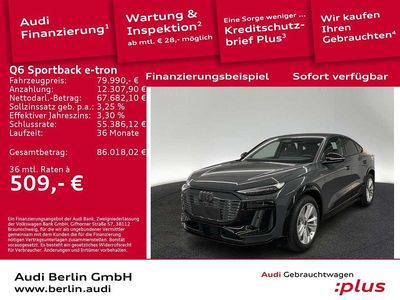 Gebraucht Audi Q6 e-tron 284 kW (387 PS) 2025 Magnetgrau SUV