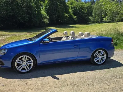 Gebraucht VW Eos Sportline 211 PS (155 kW) 2012 Blau Cabrio