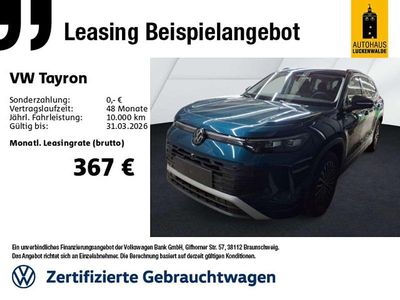 Gebraucht VW Tayron Life 150 PS (110 kW) 2025 Blau SUV