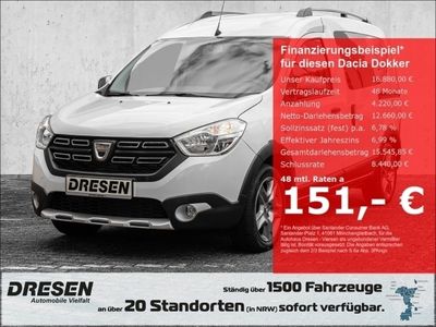 gebraucht Dacia Dokker Navi DAB SHZ Rückfahrkamera Tempomat Tel.