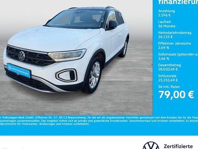 Weiß Gebraucht 2025 VW T-Roc Goal SUV | 28.721 € (Superpreis)