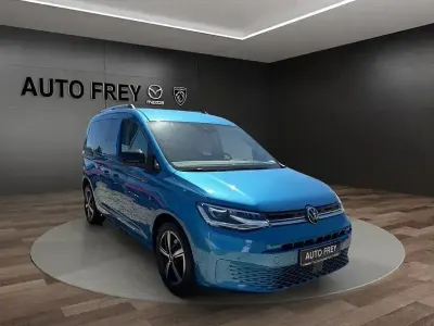 Gebraucht VW Caddy Style 116 PS (85 kW) 2021 Blau Van / Kleinbus