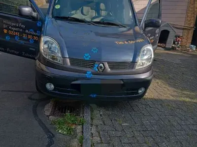 Gebraucht Renault Kangoo Authentique 95 PS (69 kW) 2003 Blau Van / Kleinbus