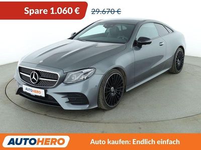 Gebraucht Mercedes E200 AMG line 184 PS (135 kW) 2017 Selenitgrau Coupé
