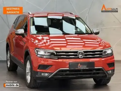 Gebraucht VW Tiguan Allspace Highline 239 PS (175 kW) 2019 Orange SUV