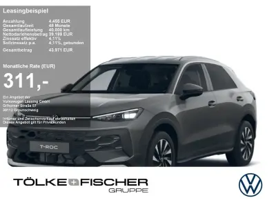 Neu VW T-Roc 150 PS (110 kW) 2026 Grau SUV