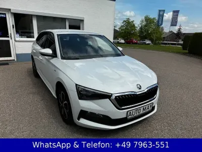 Gebraucht Skoda Scala Drive 95 PS (69 kW) 2020 Weiß Kleinwagen