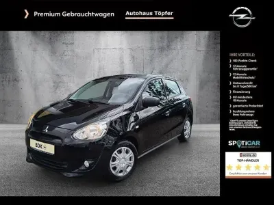 Gebraucht Mitsubishi Space Star Diamant Edition 71 PS (52 kW) 2016 Schwarz Kleinwagen