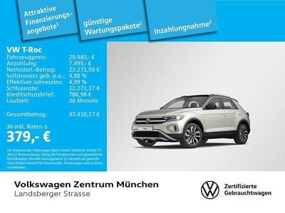 Gebraucht VW T-Roc Style 150 PS (110 kW) 2023 Grau SUV