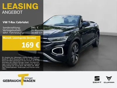 Gebraucht VW T-Roc Cabriolet Goal 116 PS (85 kW) 2025 Schwarz Cabrio