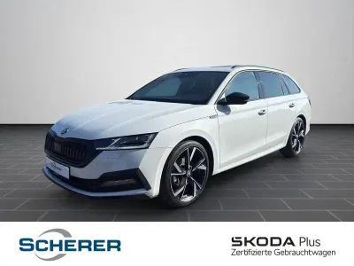 Brugt Skoda Octavia SportLine 190 HK (139 kW) 2023 Hvid Sedan