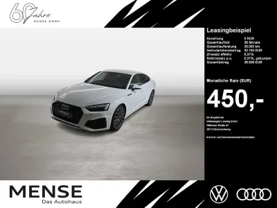 Gebraucht Audi A5 Sportback S-Line 204 PS (150 kW) 2023 Ibisweiß Kleinwagen