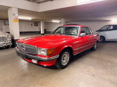 Gebraucht Mercedes SLC280 177 PS (130 kW) 1977 Rot Coupé