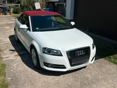 Gebraucht Audi A3 Cabriolet 105 PS (77 kW) 2011 Weiß Cabrio
