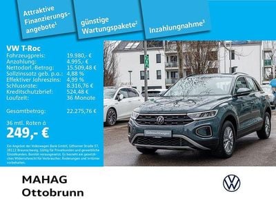 Gebraucht VW T-Roc Life 110 PS (80 kW) 2023 Blau SUV