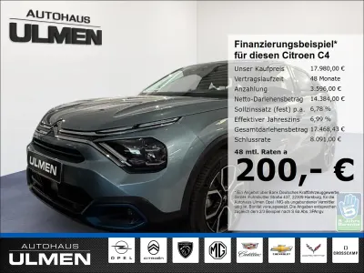 Gebraucht Citroën e-C4 Feel 100 kW (136 PS) 2023 Blau Limousine