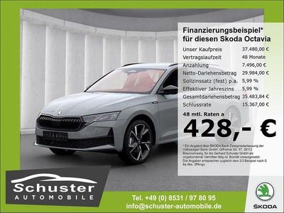 Grau Neu 2025 Skoda Octavia SportLine Kombi | 37.480 € (Etwas zu teuer)