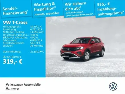 Używany VW T-Cross Basis 95 KM (69 kW) 2025 Czerwony SUV