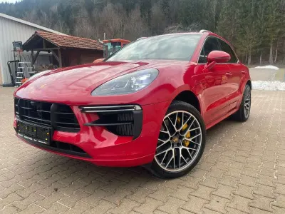 Occasion Porsche Macan Turbo 441 PK (324 kW) 2021 Rood SUV