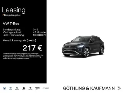 Gebraucht VW T-Roc Goal 116 PS (85 kW) 2025 Deep black perleffekt SUV