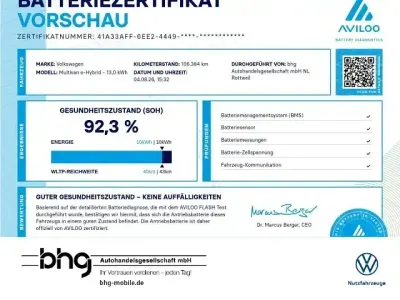 Gebraucht VW Multivan Style 218 PS (160 kW) 2023 Schwarz Van / Kleinbus