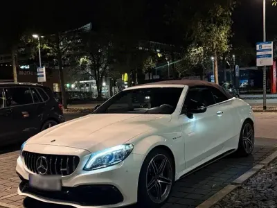 Gebraucht Mercedes C63 AMG AMG 476 PS (350 kW) 2019 Weiß Cabrio