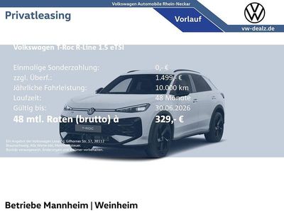 Ny VW T-Roc R-line 150 HK (110 kW) 2026 Vit SUV