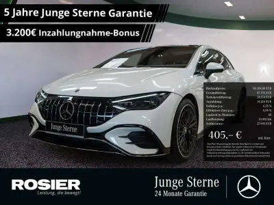 Gebraucht Mercedes EQE AMG 43 Premium Plus 350 kW (476 PS) 2022 Weiss / opalithweiß Limousine