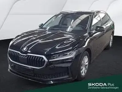 Gebraucht Skoda Superb Essence 150 PS (110 kW) 2025 Ebony schwarz metallic Kombi