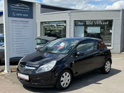 Gebraucht Opel Corsa Edition 69 PS (50 kW) 2010 Schwarz Kleinwagen