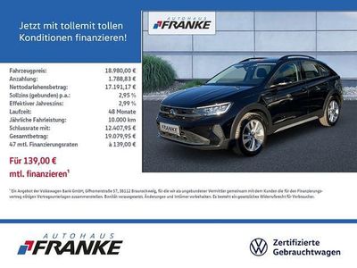 Usata VW Taigo Life 95 CV (69 kW) 2023 Nero SUV