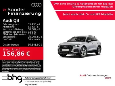 Gebraucht Audi Q3 Advanced Plus 150 PS (110 kW) 2025 Silber SUV