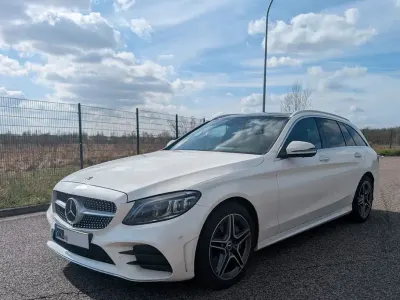Gebraucht Mercedes C300 AMG line 245 PS (180 kW) 2019 Weiß Limousine