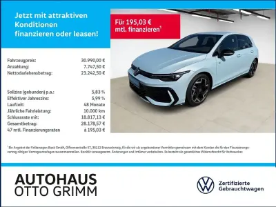 Gebraucht VW Golf VIII R-line 150 PS (110 kW) 2025 Crystal ice blue metallic (metallic) Limousine