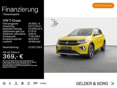 Grape yellow Gebraucht 2024 VW T-Cross R-line SUV | 26.690 € (Etwas zu teuer)