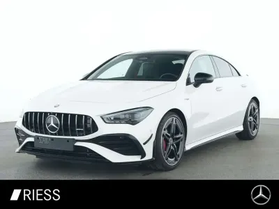 Brugt Mercedes CLA35 AMG AMG 306 HK (225 kW) 2025 Hvid Coupe