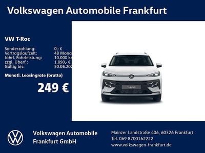 New VW T-Roc Style 116 HP (85 kW) 2026 White SUV