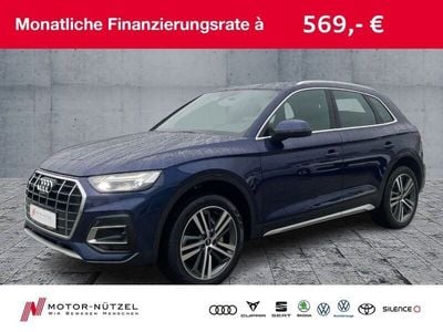 Gebraucht Audi Q5 Advanced Plus 299 PS (219 kW) 2023 Navarrablau metallic SUV