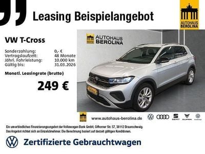 Reflexsilber metallic Gebraucht 2025 VW T-Cross Goal SUV | 23.950 € (Guter Preis)