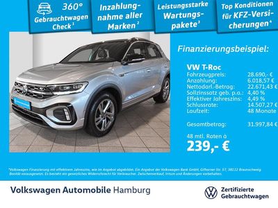 Begagnad VW T-Roc R-line 190 HK (139 kW) 2022 Silver SUV