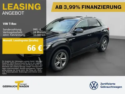 Gebraucht VW T-Roc R-line 110 PS (80 kW) 2023 Schwarz SUV