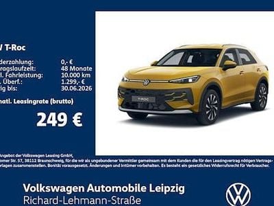Neu VW T-Roc Style 116 PS (85 kW) 2025 Gelb SUV