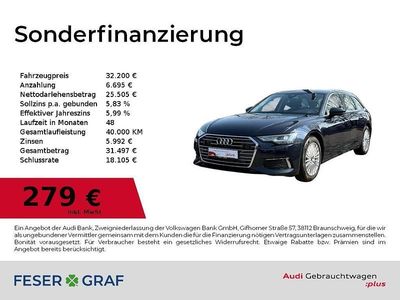 Gebraucht Audi A6 Ambiente 265 PS (194 kW) 2022 Firmamentblau metallic Kombi
