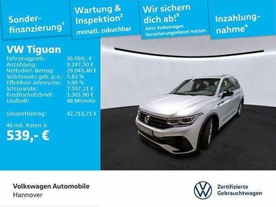 Gebraucht VW Tiguan R-line 150 PS (110 kW) 2024 Silber SUV