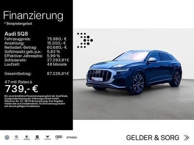 Usata Audi SQ8 Ambiente 507 CV (372 kW) 2021 Blu SUV