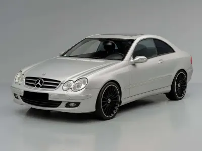 Gebraucht Mercedes CLK500 306 PS (225 kW) 2004 Brillantsilber  metalliclack Coupé