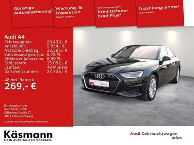 gebraucht Audi A4 A4 LimousineLim. 40TDI LED 360KAM NAV SHZ GRA PDC