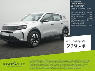 Usata Opel Frontera Edition 101 CV (74 kW) 2025 Argento SUV