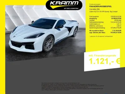 Neu Corvette Z06 646 PS (475 kW) 2025 Grau Cabrio